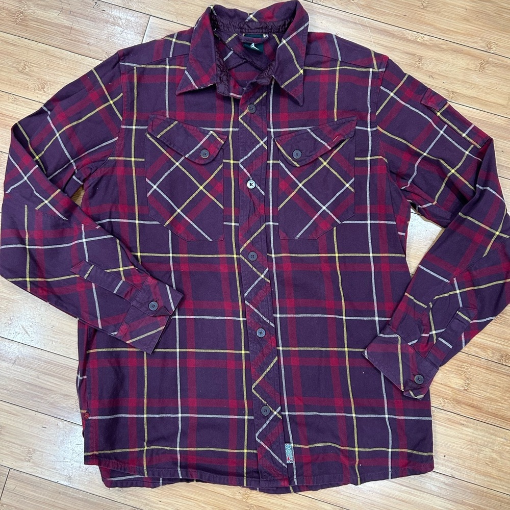 Jordan Brand /Plaid Button-Up Shirt /Flannel
